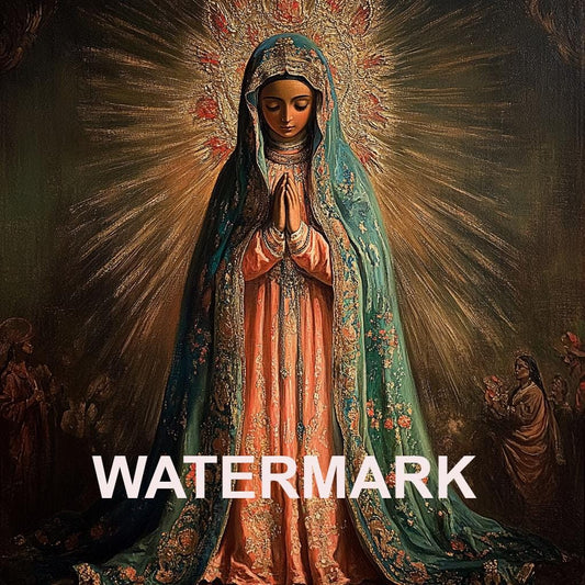 Virgen De Los Remedios Our Lady Virgen Mary Religious Art Digital Image image 0