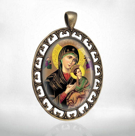 Mother of Perpetual Help - Virgin Mary Catholic Medal