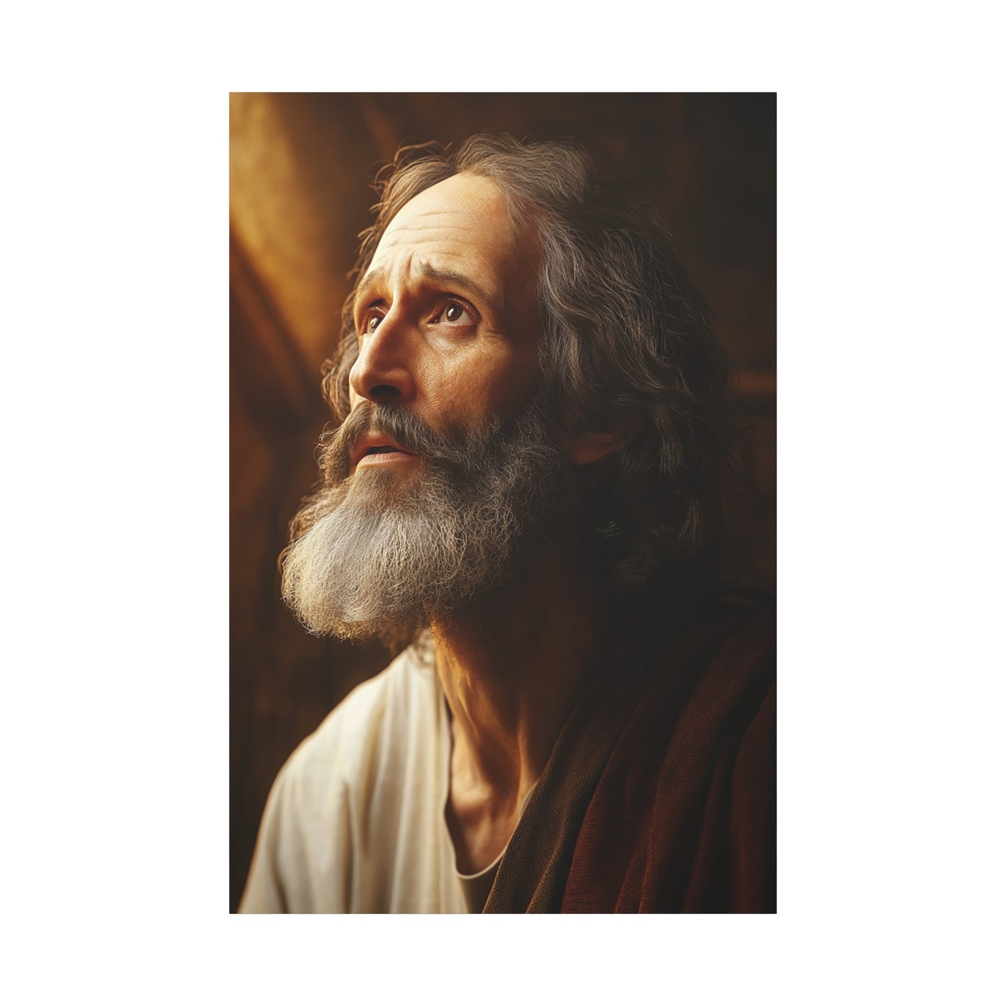St. Matthew Apostle and Evangelist Catholic Canvas Wall Art, Christian Decor