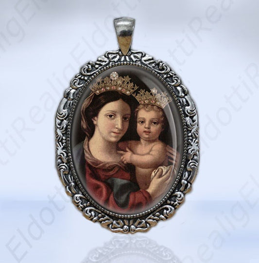 Our Lady Of Confidence Virgin Mary Catholic Medal Pendant Religious Jewelry