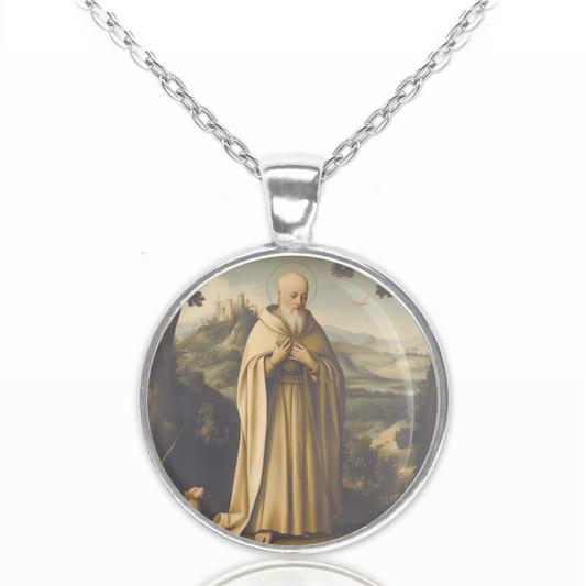Blessed Agnello Of Pisa Necklace Catholic Pendant Medal image 0
