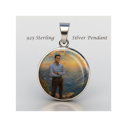 Saint Blessed Pier Giorgio Frassati Catholic sterling silver 925 Christian Medal image 0