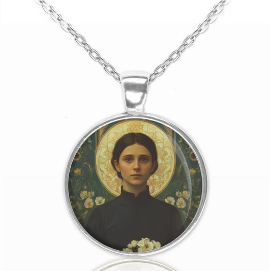 St Gemma Galgani Pendant Medal Necklace