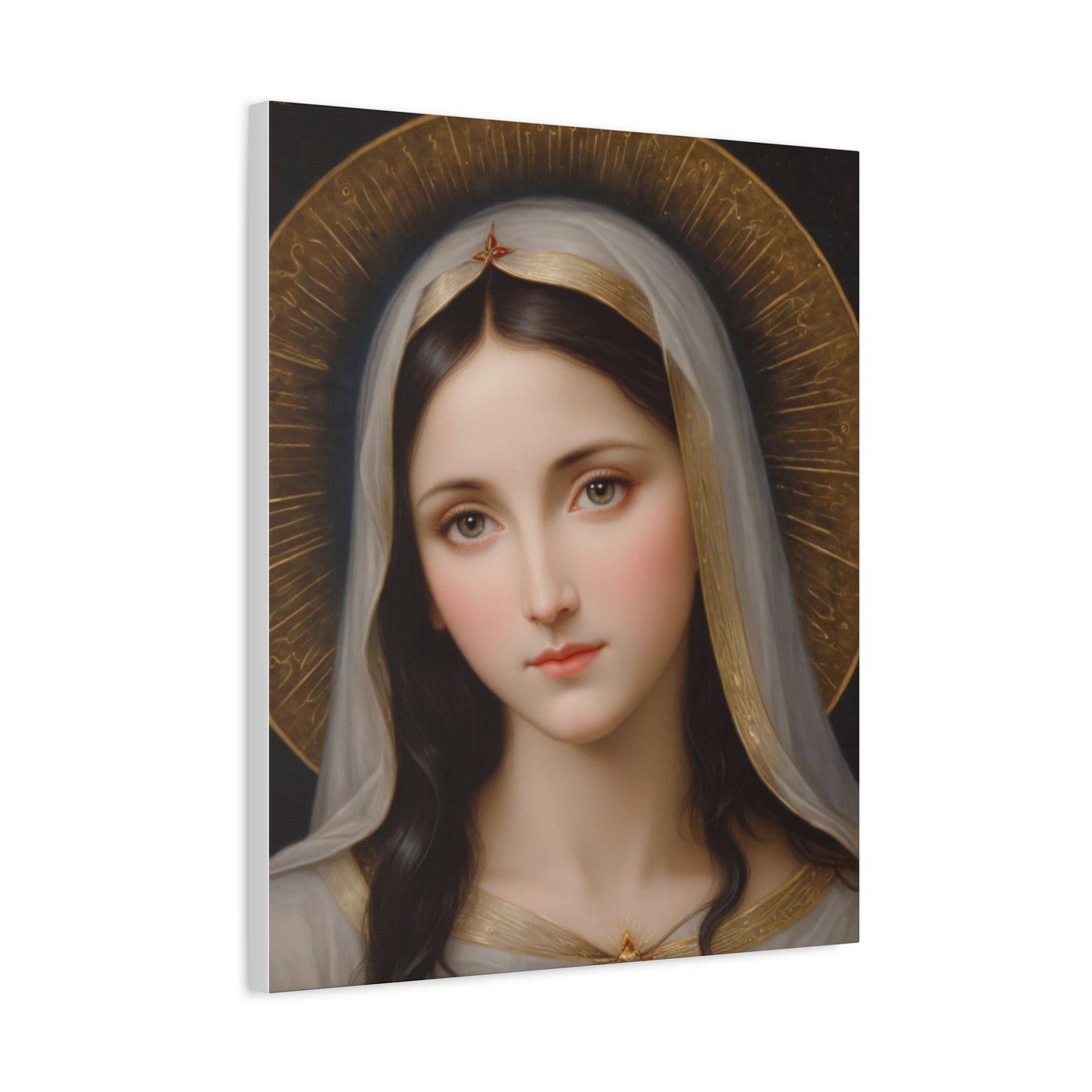 Our Blessed Lady Holy Mary Catholic Canvas Wall Art, Christian Decor