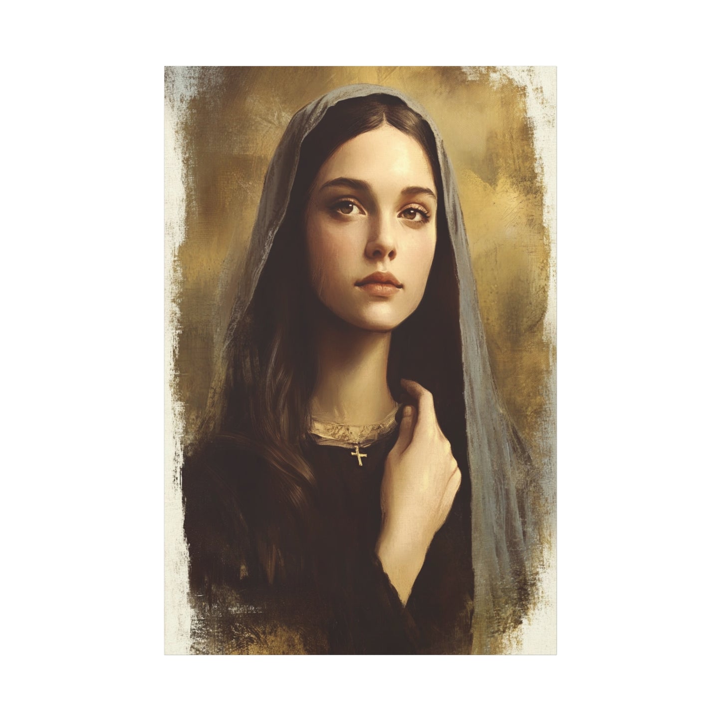 St. Clelia Barbieri Catholic Canvas Wall Art, Christian Decor
