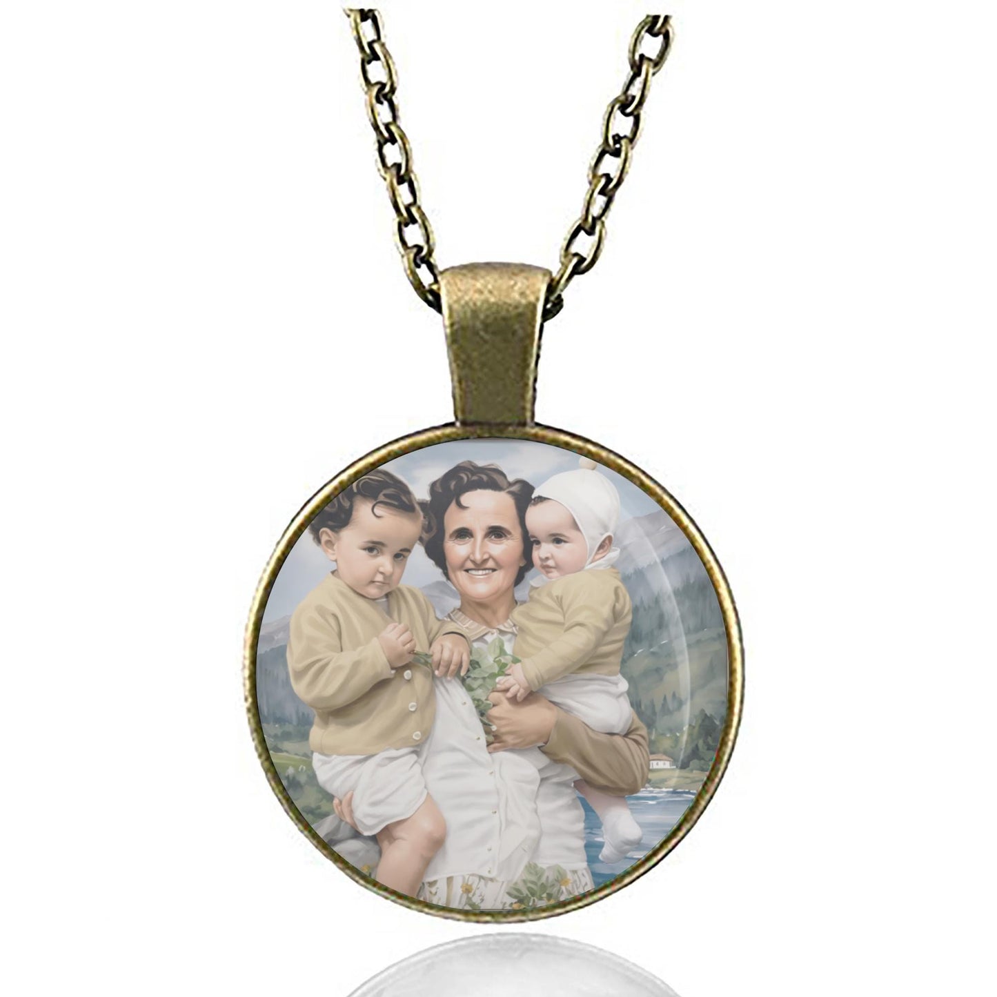 St. Gianna Beretta Molla Necklace – Pediatric Physician, Mother & Saint Catholic Medal Pendant