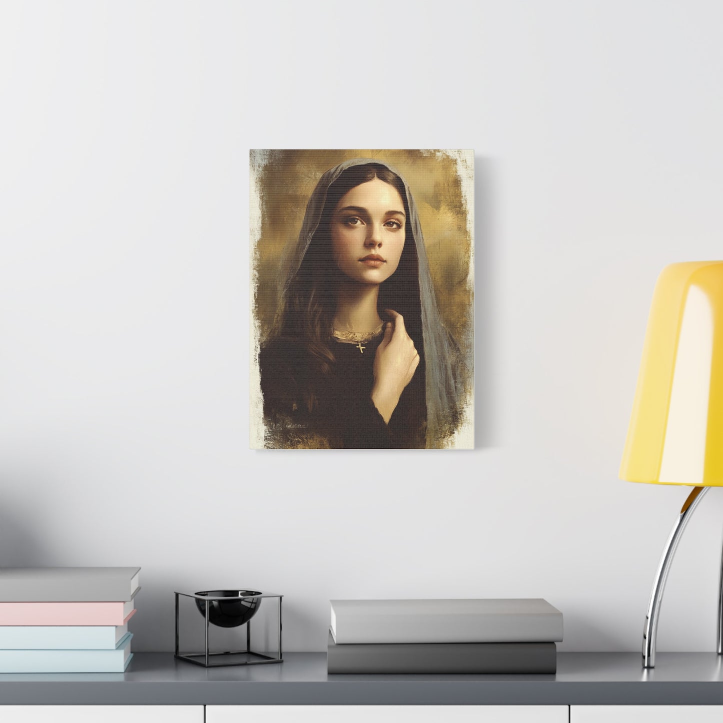 St. Clelia Barbieri Catholic Canvas Wall Art, Christian Decor