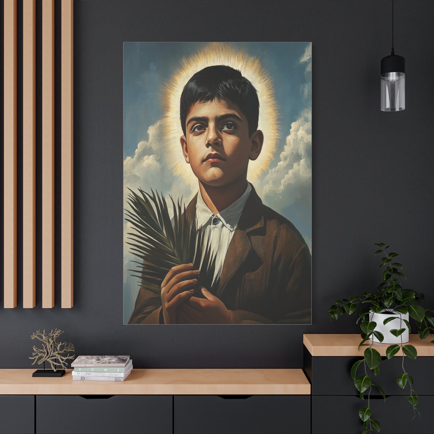 St. Jose Sanchez del Rio Catholic Canvas Wall Art, Christian Decor