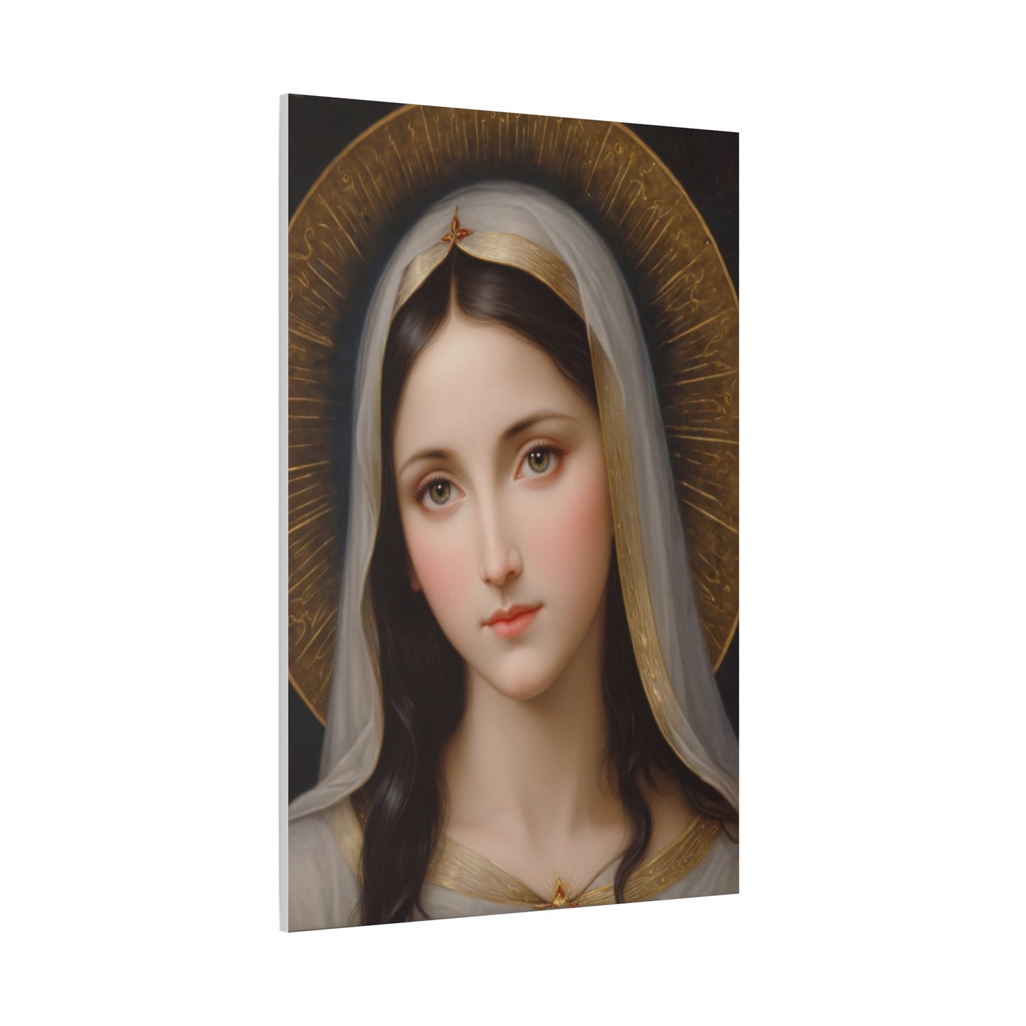 Our Blessed Lady Holy Mary Catholic Canvas Wall Art, Christian Decor