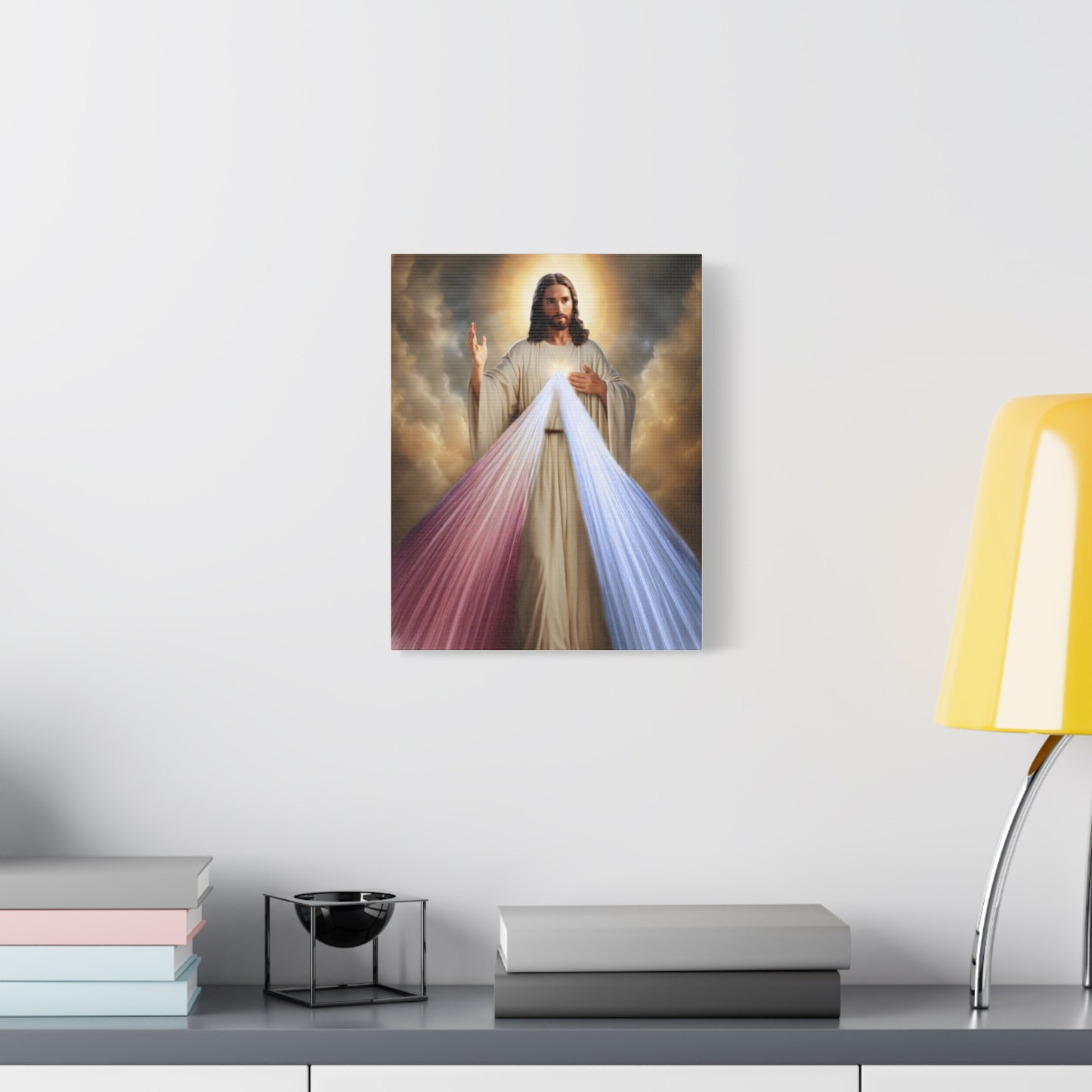 Jesus Divine Mercy Catholic Canvas Wall Art, Christian Decor