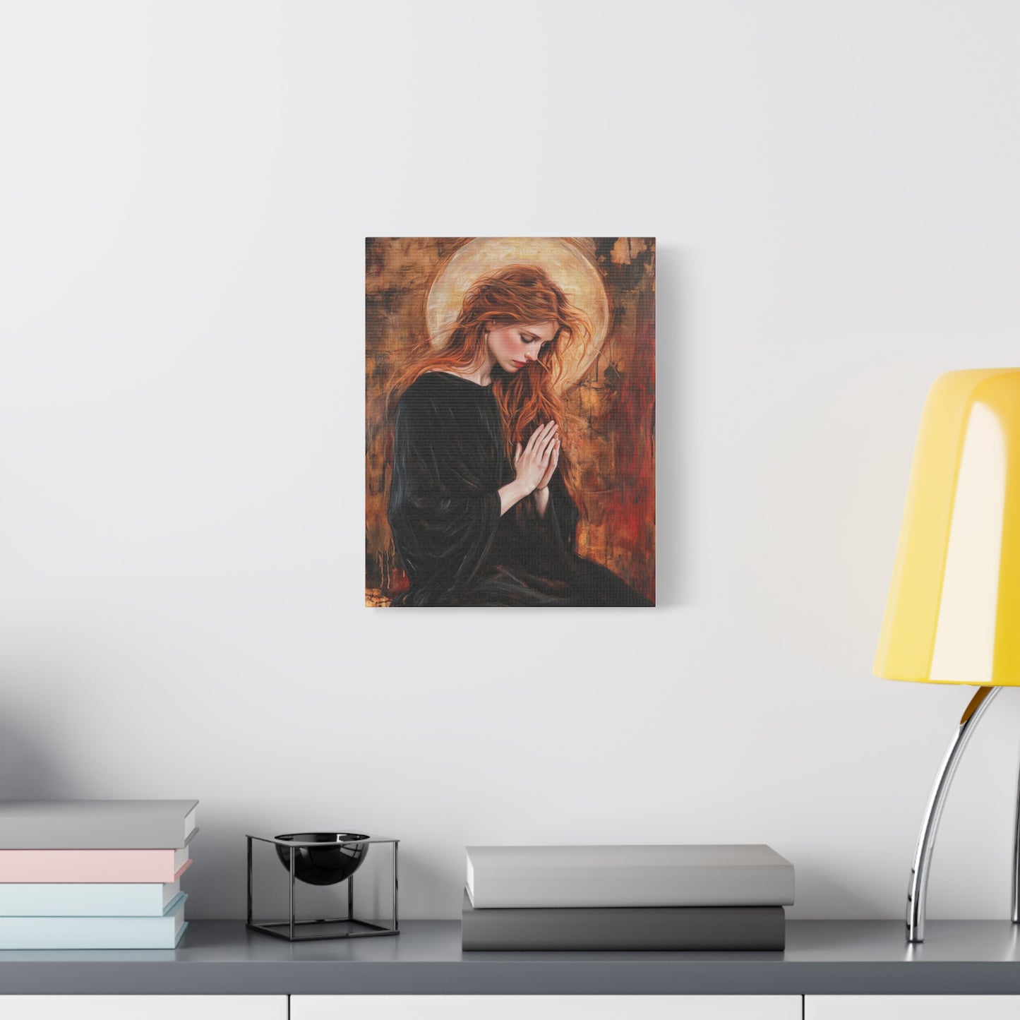 St. Mary Magdalene Catholic Canvas Wall Art, Christian Decor