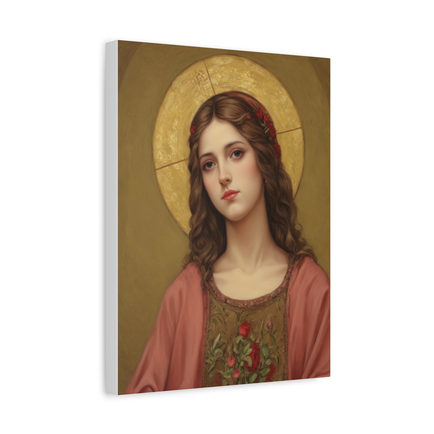 St. Eulalia of Merida Catholic Canvas Wall Art, Christian Decor