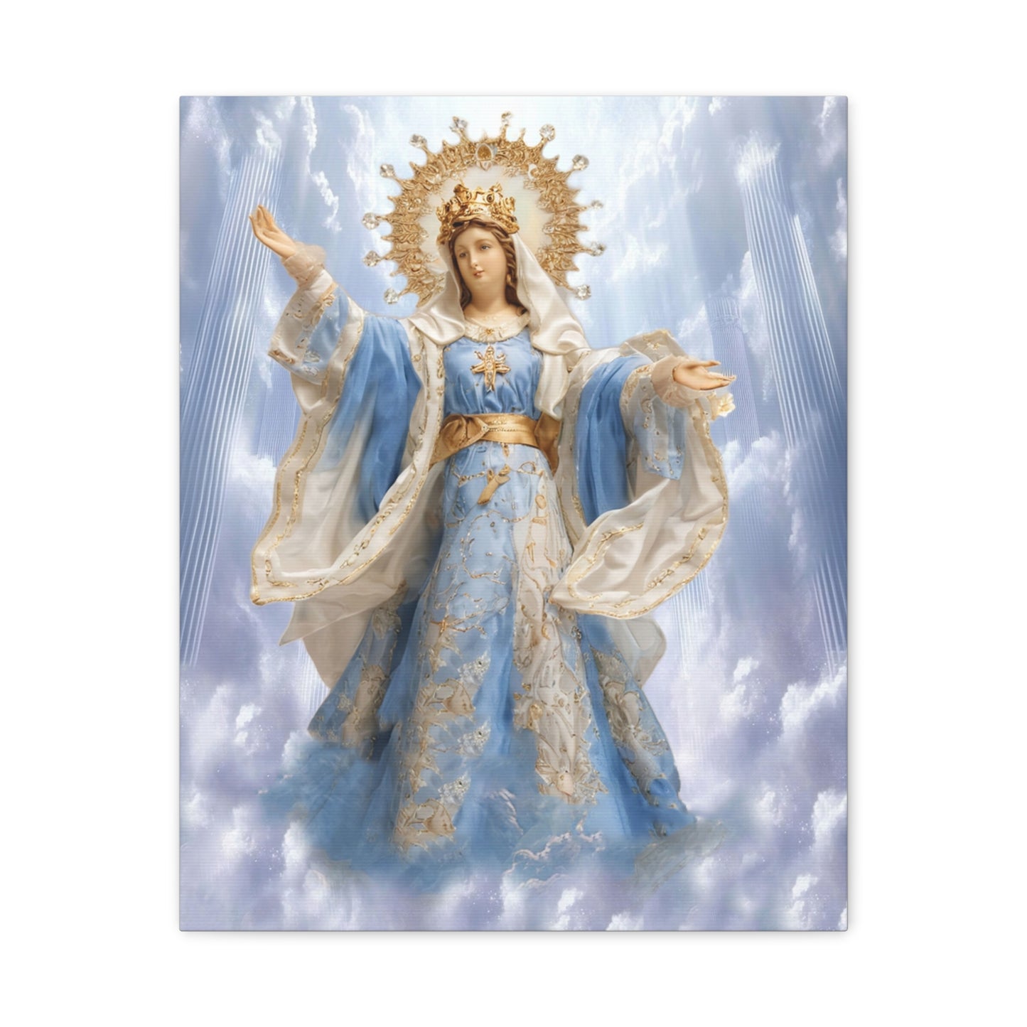 Our Lady of Assumption Bulakan Canvas Print, Catholic Decor Wall, Gift Religious Christian