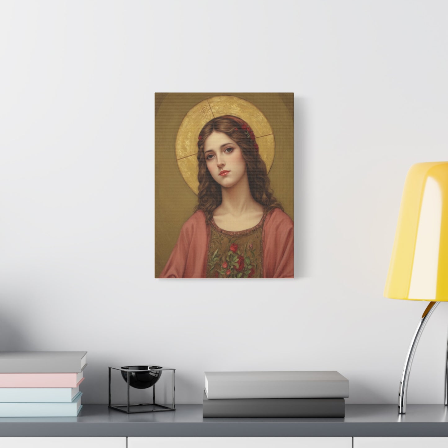 St. Eulalia of Merida Catholic Canvas Wall Art, Christian Decor