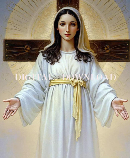 Our Lady All Nation - Replica - Catholic Religious Art Digital Image Custom image 0
