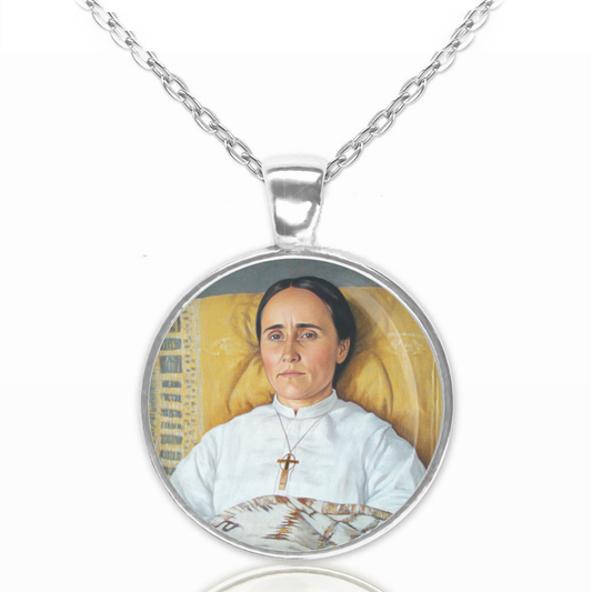 Blessed Anna Schaffer Necklace Catholic Pendant Medal image 0