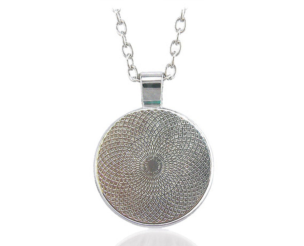 Saint Catherine of Sweden Pendant Katarina av Vadstena Medal Catholic Necklace