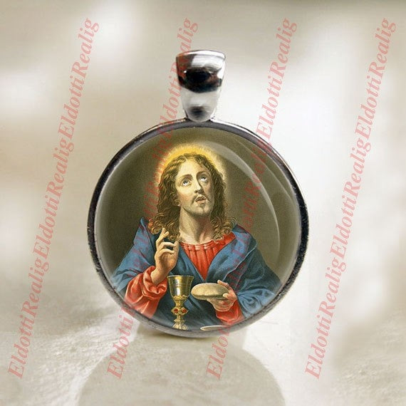 Jesus Christ The Redeemer Art Christian Religious Catholic Medal Pendant