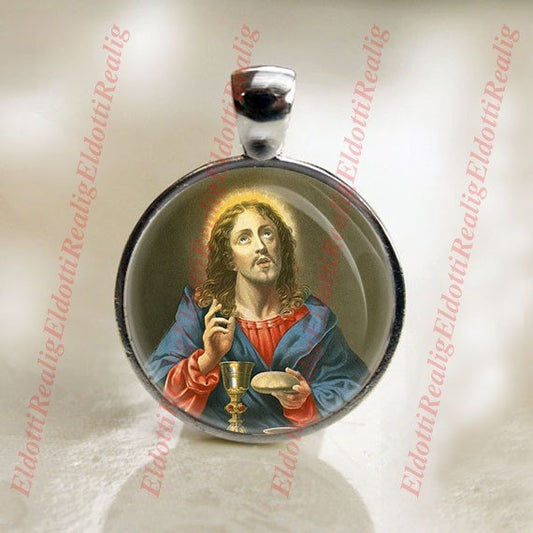 Jesus Christ The Redeemer Art Christian Religious Catholic Medal Pendant