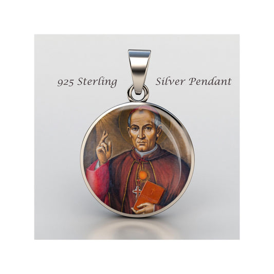 Saint Antonio Maria Claret Religious Devotional sterling silver 925 Christian Medal Patron