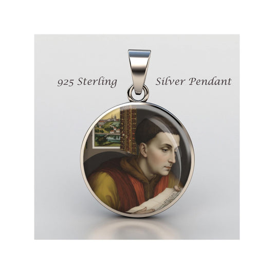 Saint Ivo Of Kermartin Religious Devotional sterling silver 925 Christian Medal Patron