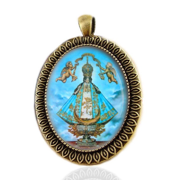 Our Lady of San Juan de los Lagos Mary Catholic Medal Pendant Religious Jewelry
