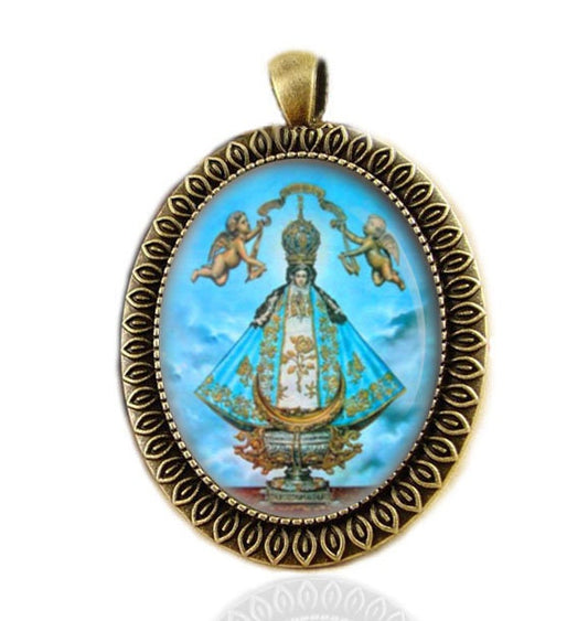 Our Lady of San Juan de los Lagos Mary Catholic Medal Pendant Religious Jewelry