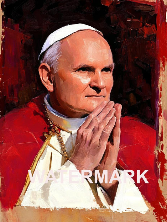 St. John Paul II Religious Art Digital Image image 0