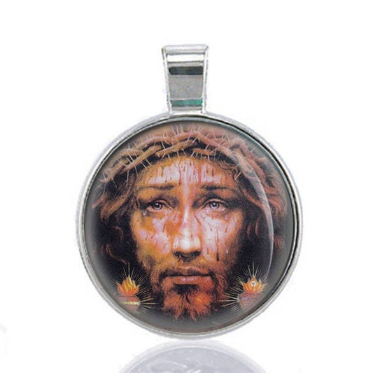 Most Precious Blood of Our Lord Jesus Christ Catholic Medal Religious Jewelry Pendant Necklace