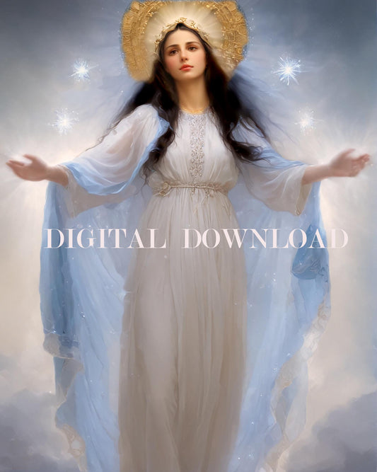 Our Lady of Stars Digital Image image 0