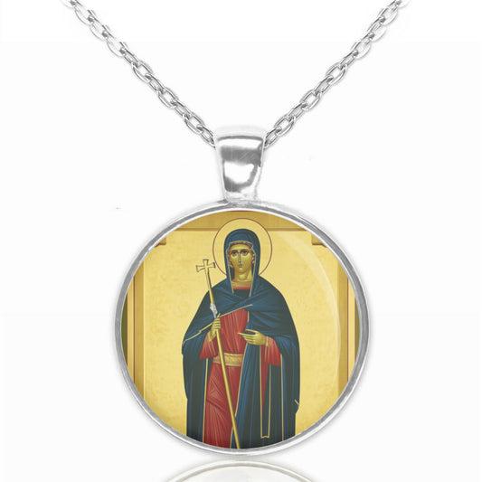 St. Natalia of Nicomedia Necklace - Handmade Christian Jewelry