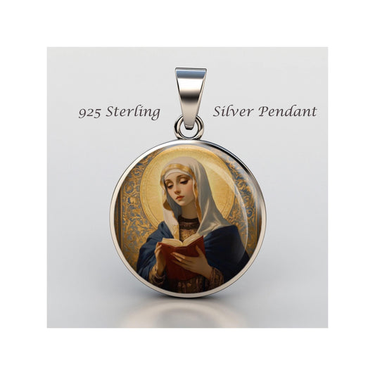 Saint Anastasia Sterling Silver 925 Christian Medal Pendant | Religious Patron Jewelry | Beautiful Gift for Faith