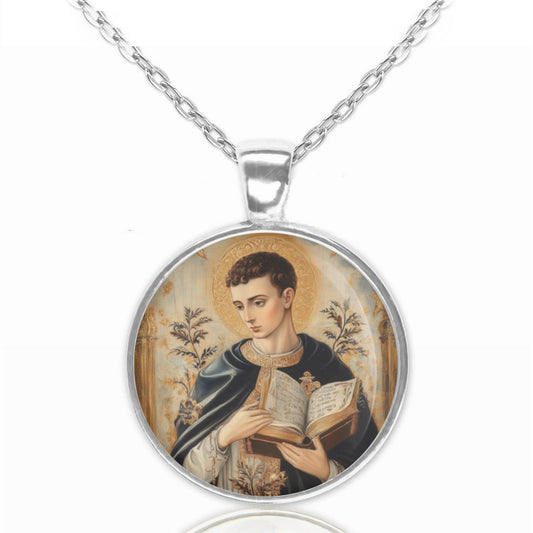 Saint Aloysius Gonzaga Necklace Pendant Religious Medal