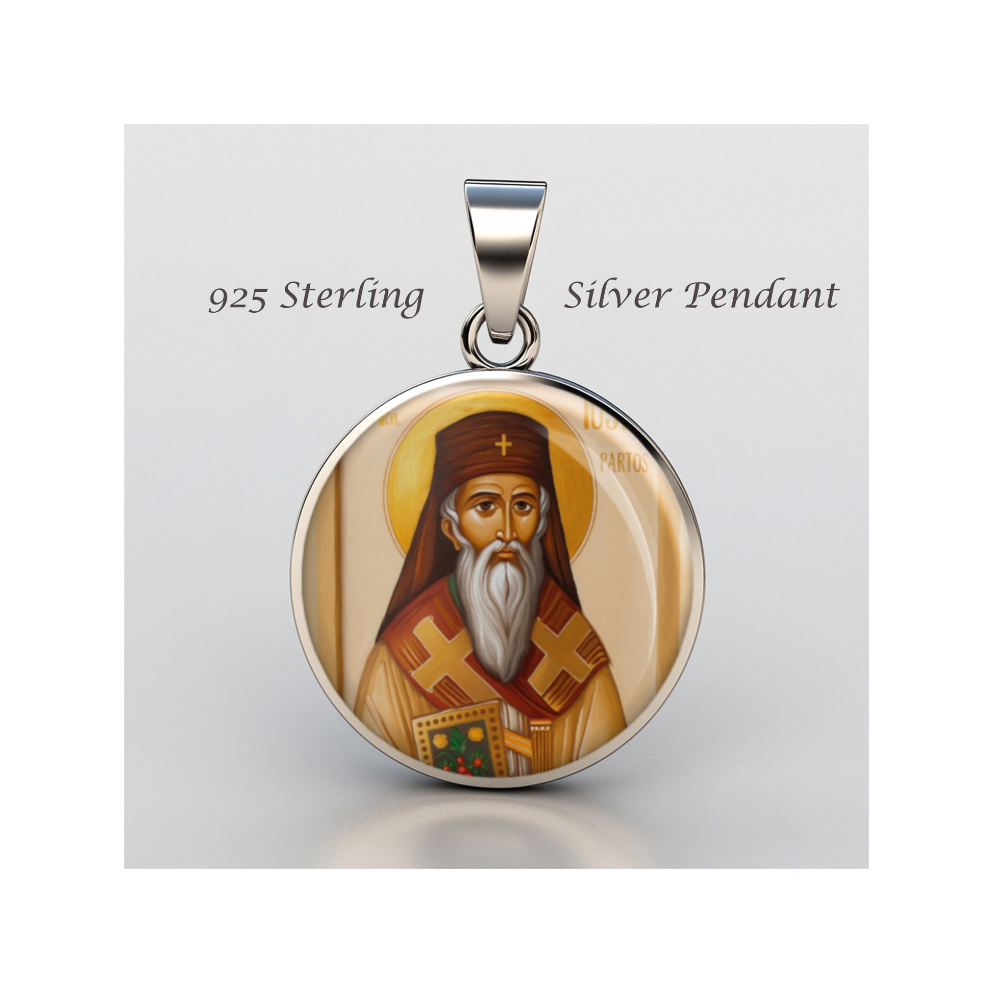 Saint Joseph The New Of Partos Catholic sterling silver 925 Christian Medal image 0