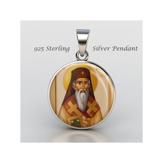Saint Joseph The New Of Partos Catholic sterling silver 925 Christian Medal image 0