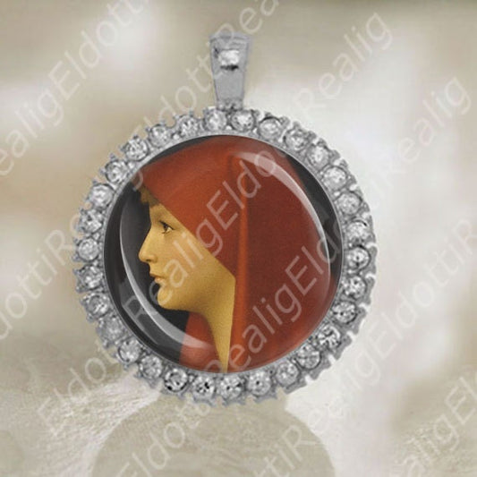 St Fabiola Patron of the Abused and Widowed Medal Catholic Christian