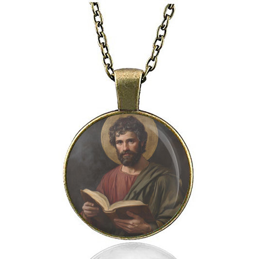 St. Lucas Luke the Evangelist Necklace