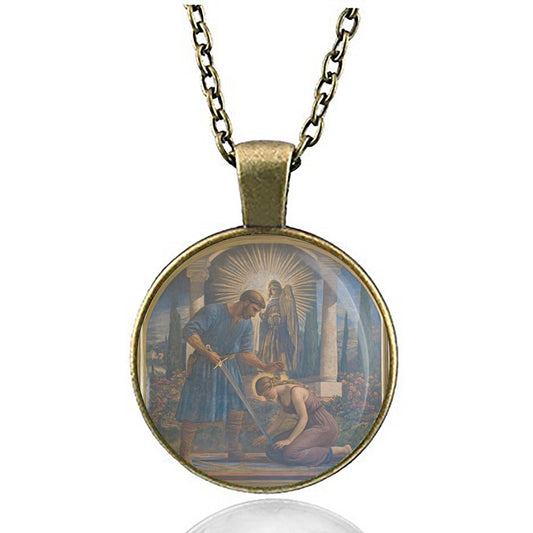 Saint EUROSIA di Jaca Necklace Pendant Medal
