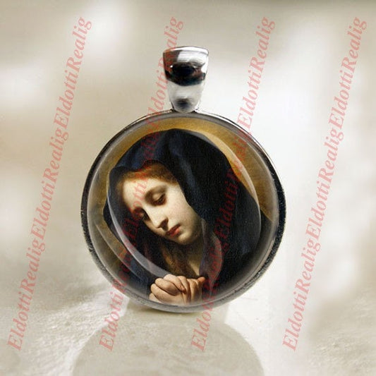 Our Lady of Sorrows Medal Mater Dolorosa Maria de los Dolores Catholic Pendant