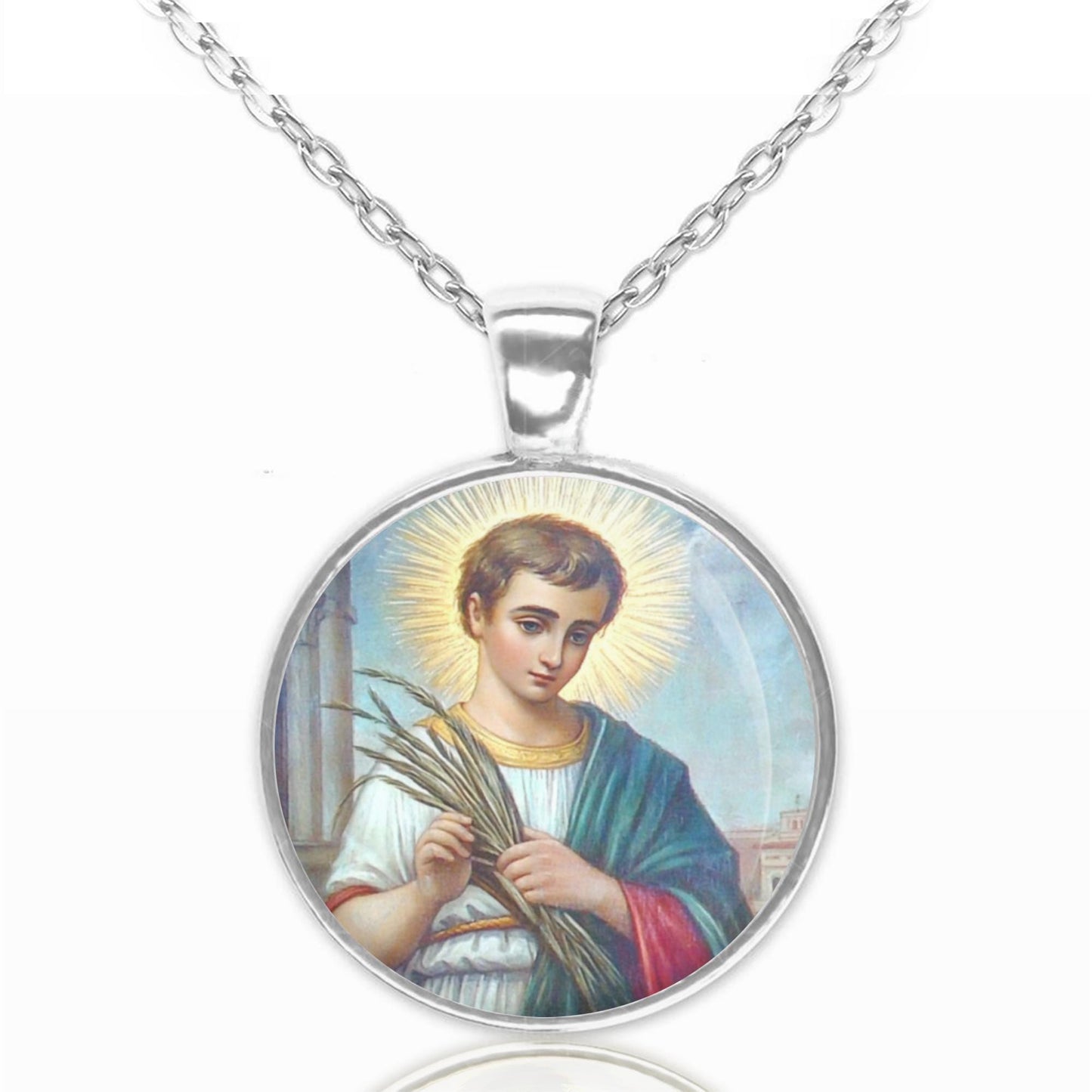 St. Tarsicius Saint Tarcisius  Necklace Medal Pendant Jewelry