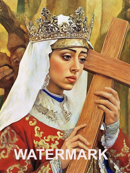 Saint Helena and the True Cross Religious Art Digital Image image 0