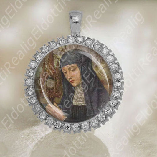 St. Juliana of Cornillon / Liege Catholic Medal Christian Jewelry