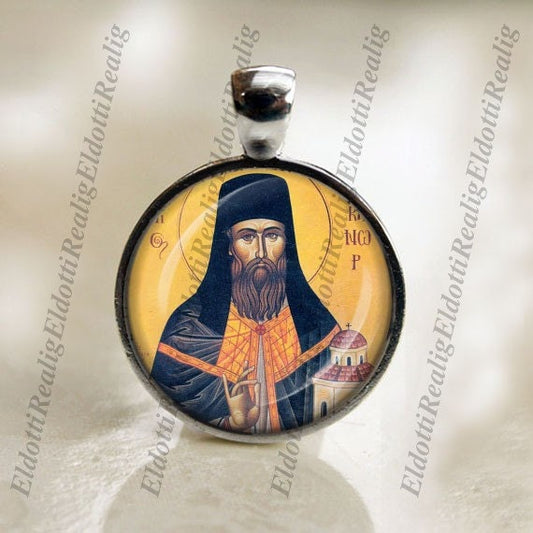 St. Nicanor Christian Religious Christian Medal Pendant Charm 1'' 25mm Bezel