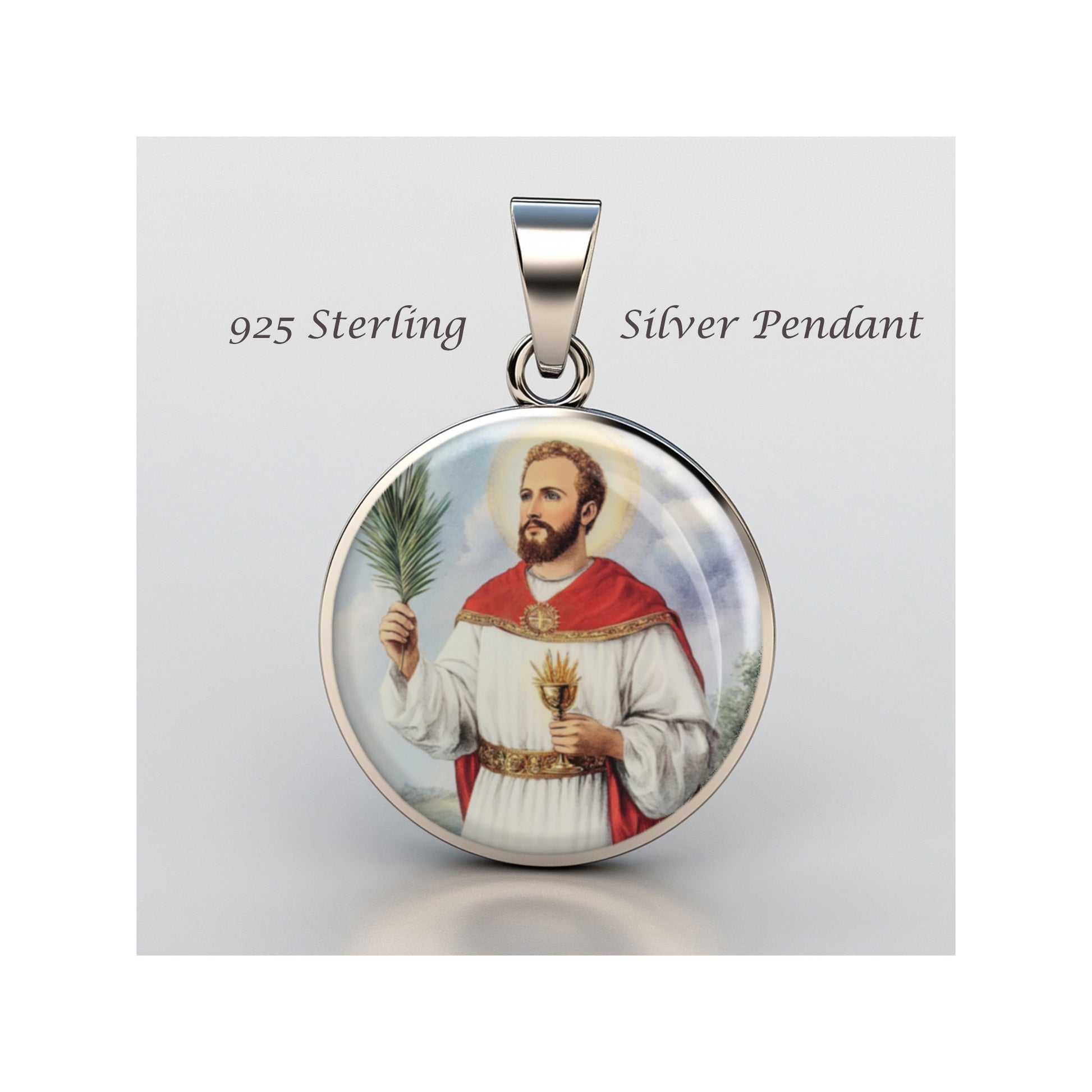 Saint Raymond Nonnatus Catholic sterling silver 925 Christian Medal Patron image 0