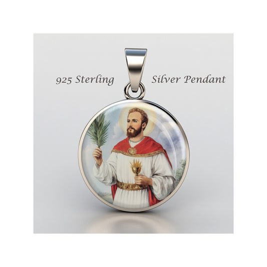 Saint Raymond Nonnatus Catholic sterling silver 925 Christian Medal Patron image 0