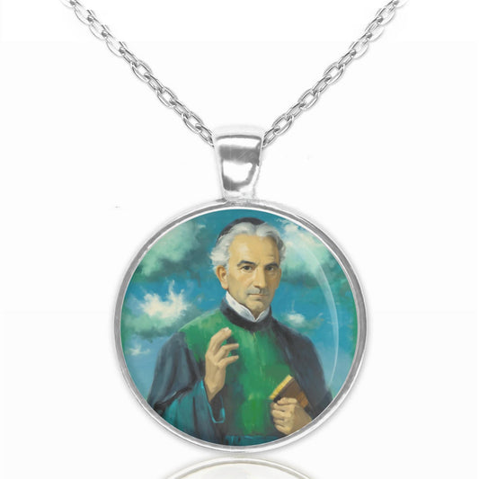 St Luigi Scrosoppi Catholic Necklace Medal Italian Priest Religious Pendant