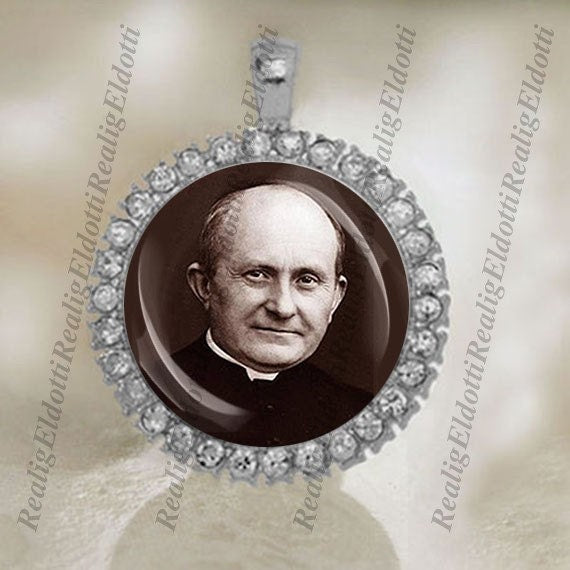 St. Arnold Janssen Religious Christian Catholic Silver Tone Medal Pendant