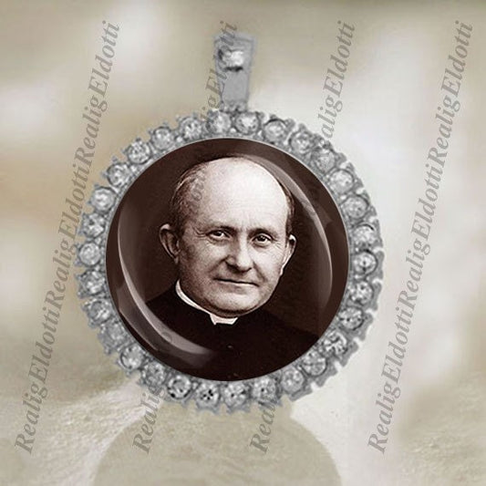 St. Arnold Janssen Religious Christian Catholic Silver Tone Medal Pendant