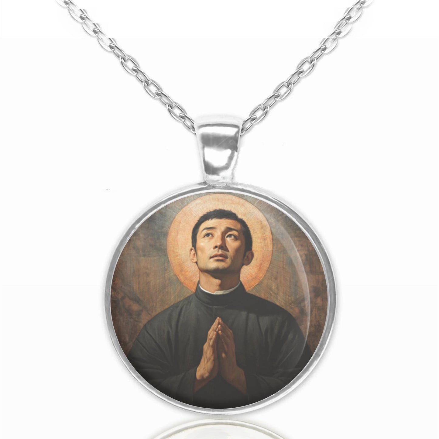 St. Paul Miki Catholic Medal Necklace – Martyr and Patron Saint of Japan, Religious Pendant for Devotion