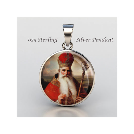 Saint Adalbert Of Prague Religious Devotional sterling silver 925 Christian Medal Patron